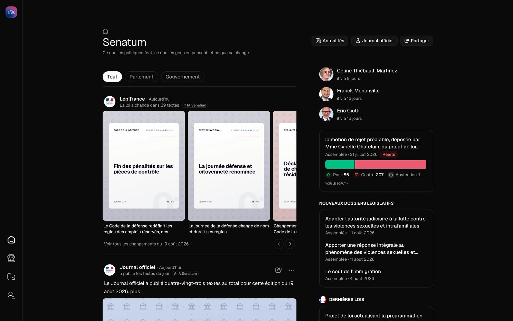 Senatum — senatum.fr